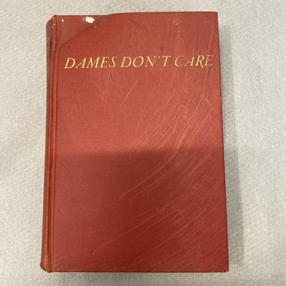 Dames Don't Care by Peter Cheyney Hardcover First American Edition No Dust Cover